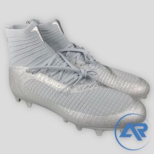 Under Armour Highlight 2 MC Men's Size 12 Gray Knit Football Cleats 3027304-099